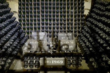 France, Marne (51), Reims le champagne, les caves du Domaine Pommery