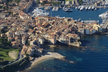 France, Var (83), Saint-Tropez, (vue aérienne)