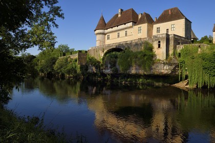 France, Dordogne (24), Périgord Noir, vallée de la Vézère, Thonac, Chateau de Losse