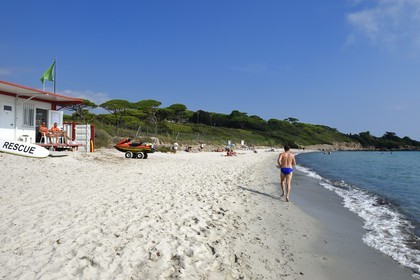France, Var (83), Saint-Tropez, la plage des Salins