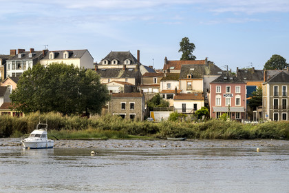 France, Loire-Atlantique (44), Le Pellerin, Le Pellerin, quai du docteur Provost sur les rives de la Loire