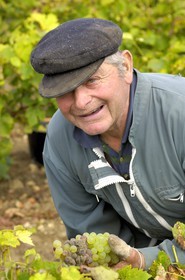France, Charente-Maritime (17), Ile d'Oleron, le viticulteur Michel Patoizeau au Château d'Oléron