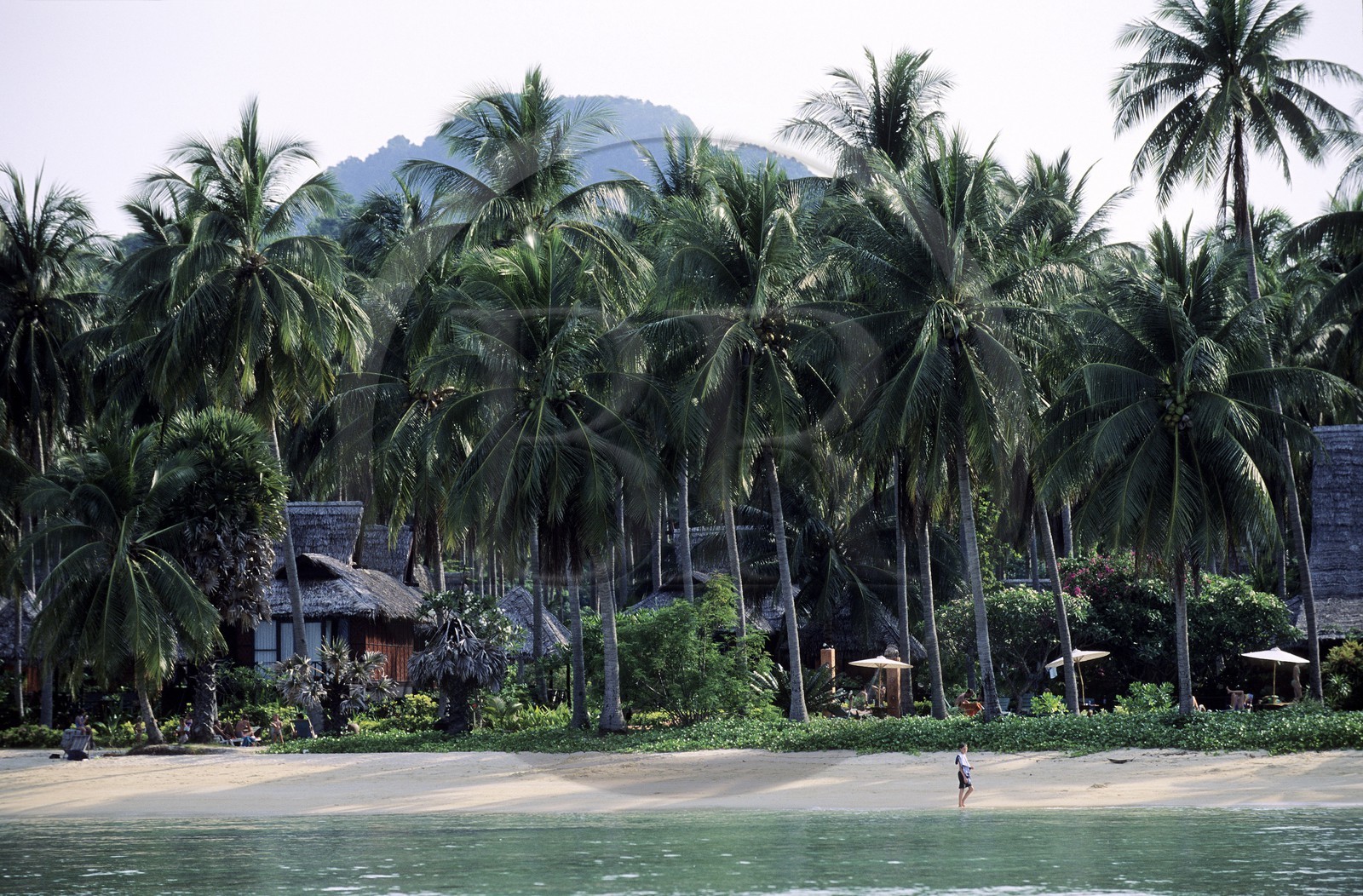 Thaïlande, Archipel de Ko Phi Phi, île de Phi Phi Don, Loh Ba Kao Bay, resort de luxe Pee Pee island village