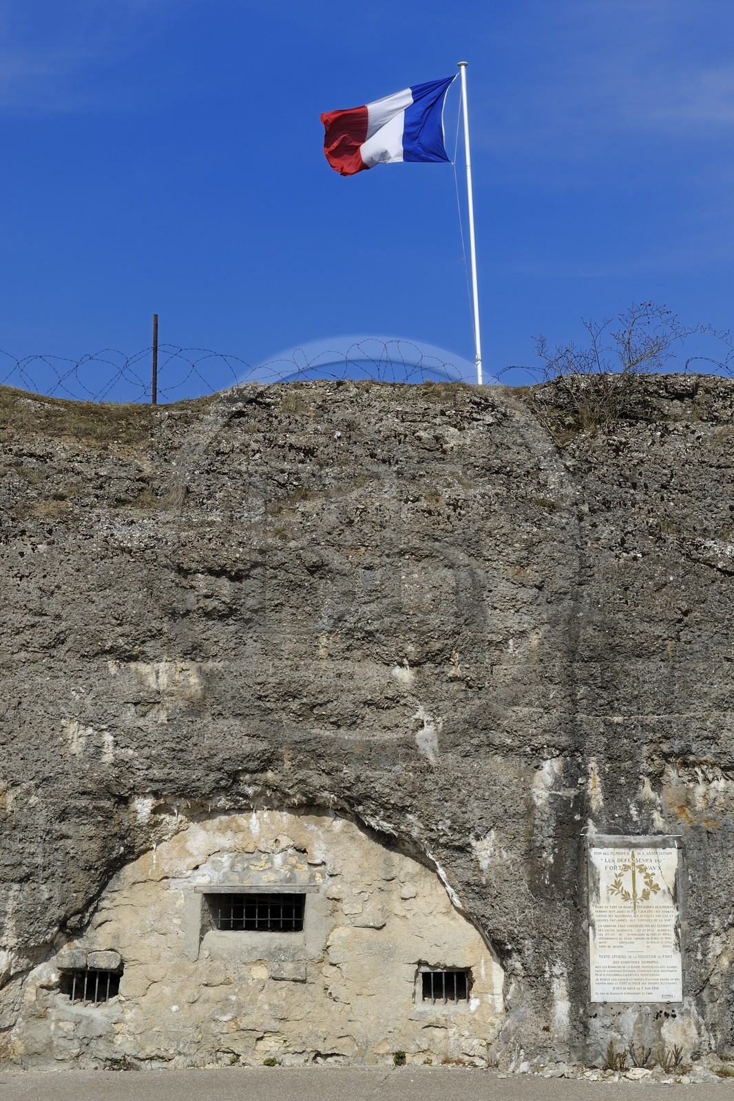 France, Meuse (55), région de Verdun, Vaux-devant-Damloup, fort de Vaux