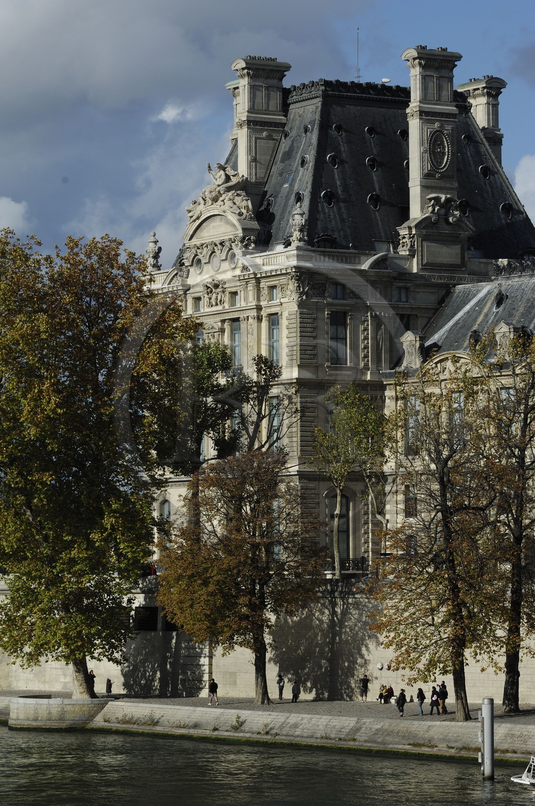 France, Paris (75), Le Louvre et les quais de Seine