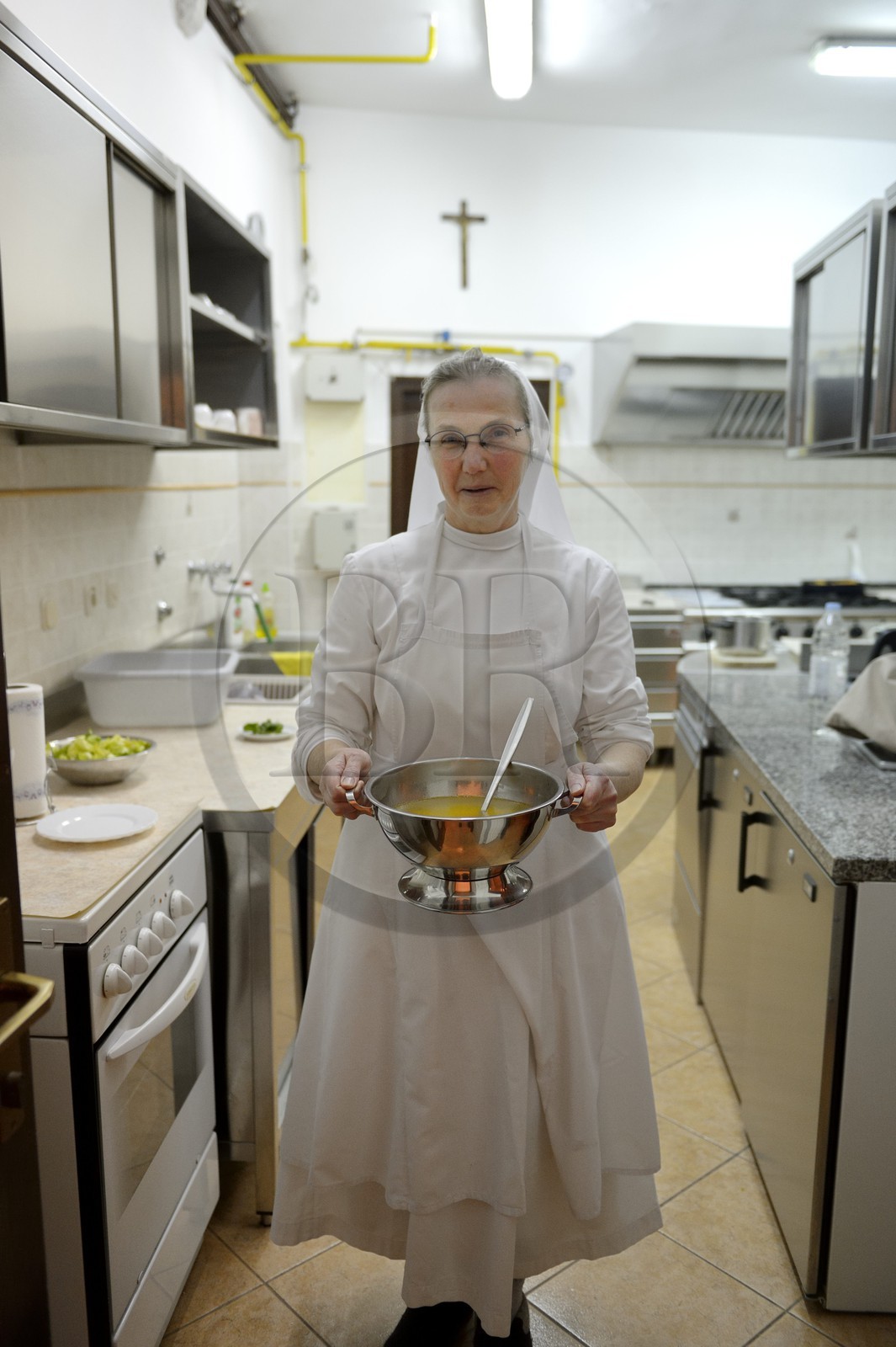 Croatie, Dalmatie, côte dalmate, Ile d’Ugljan, couvent franciscain Saint-Jérôme de la congrégation des Filles de la Miséricorde