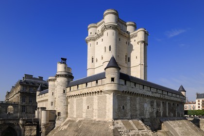 France, Val-de-Marne (94), Vincennes, le château de Vincennes, le donjon