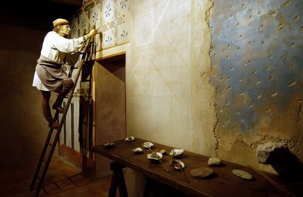 France, Aude (11), reconstitution historique dans le chateau du village cathare de Villerouge-Termenes au coeur des corbieres