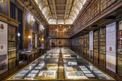 France, Oise (60), Chantilly, le chateau de Chantilly, la bibliothèque (Cabinet des Livres)