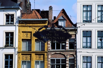 France, Nord (59), Vieux Lille, le quartier rénové rue de la Monnaie