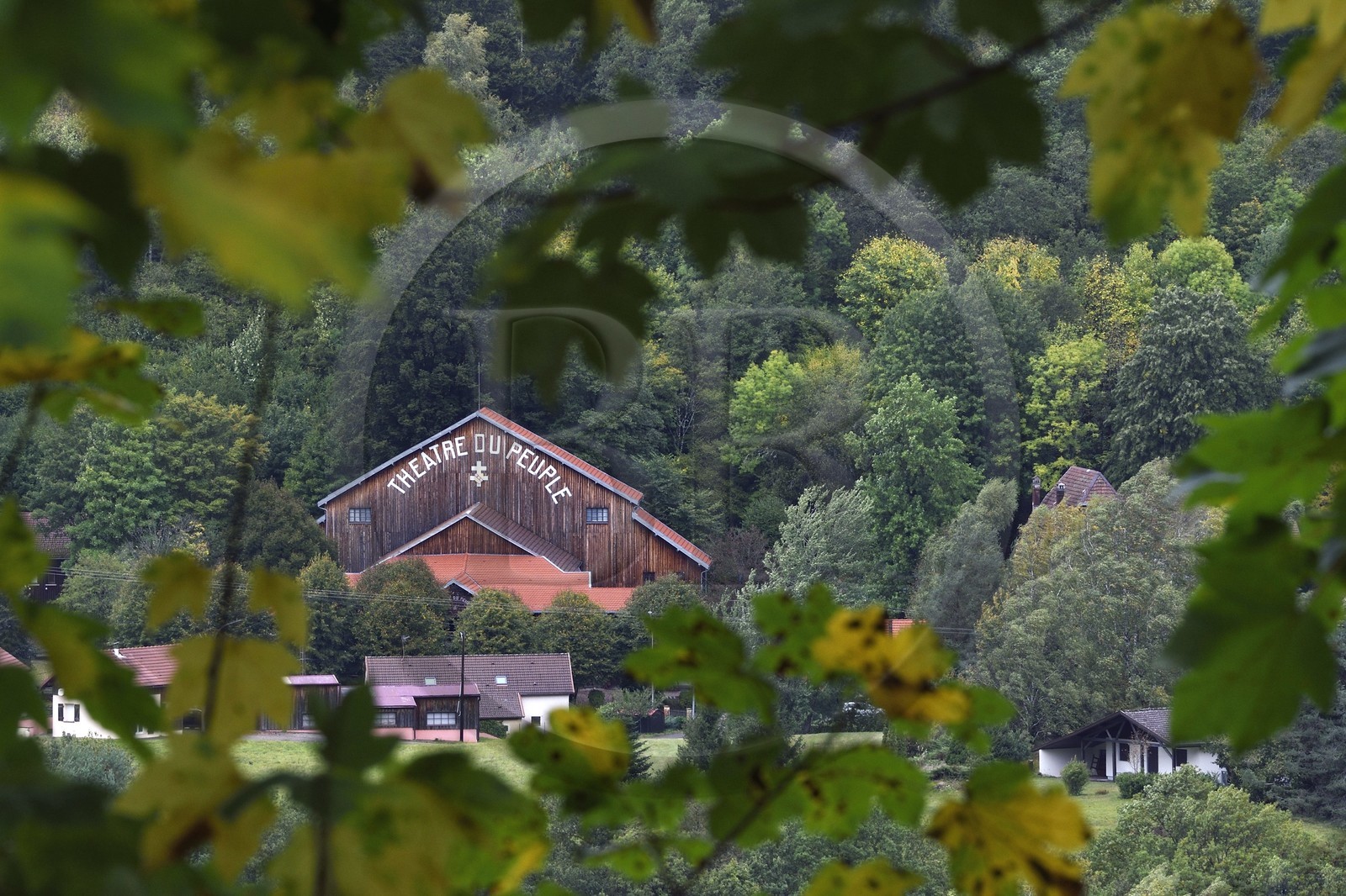 France, Vosges (88), Bussang, le Theatre du peuple