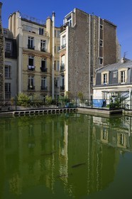 France, Paris (75), réservoir d'eau non potable de Passy ou de Copernic