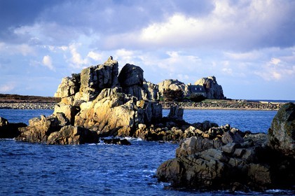 France, Côtes-d'Armor (22), la Presqu'île Sauvage dans la région de Tréguier