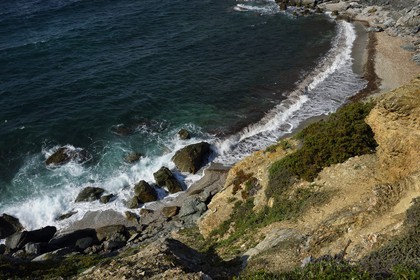 France, Var (83), Ile des Embiez, plage du Rix
