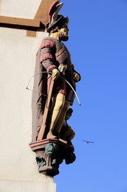 France, Haut-Rhin (68), Mulhouse, le café Guillaume Tell passage de l'Hôtel de Ville