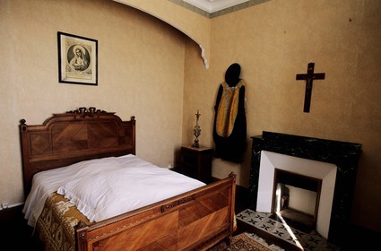 France, Aude (11), Rennes-le-château, chambre à coucher de l' abbé Bérenger Saunière