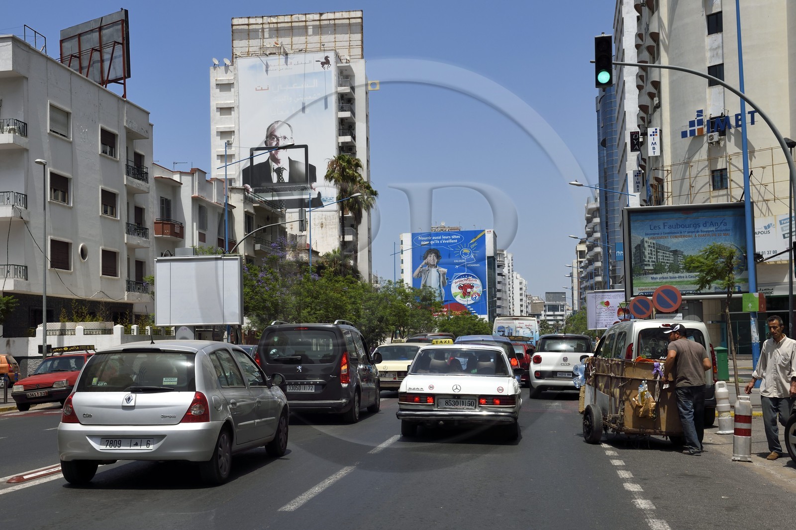 Maroc, Casablanca, avenue Anfa