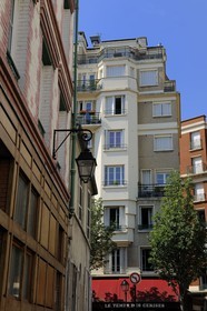 France, Paris (75), quartier de la Butte-aux-Cailles, vers le Temps des Cerises