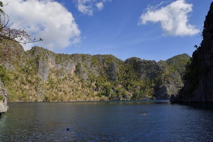Philippines, Calamian Islands dans le nord de Palawan, Coron Island Natural Biotic Area, Barracuda Lake
