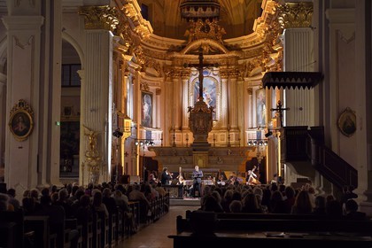 France, Alpes-Maritimes (06), vallée de la Bévéra, Sospel, la cathédrale Saint Michel, concert des BaroQuiales, festival annuel d'art Baroque