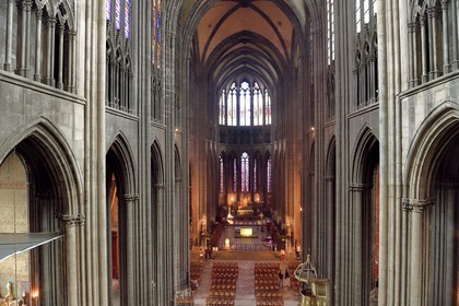 France, Puy-de-Dôme (63), Clermont-Ferrand, cathédrale Notre-Dame de l'Assomption du XIIIe siècle