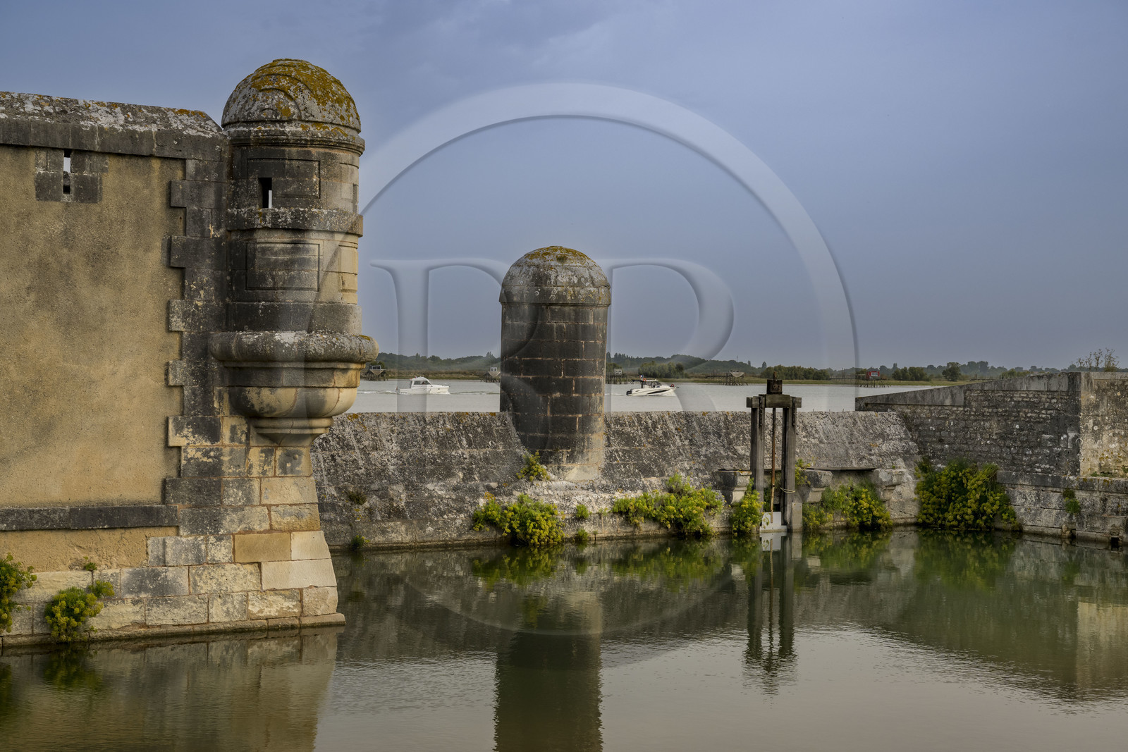 France, Charente-Maritime (17), Saint-Nazaire-sur-Charente, le Fort Lupin au bord de la Charente construit par Vauban