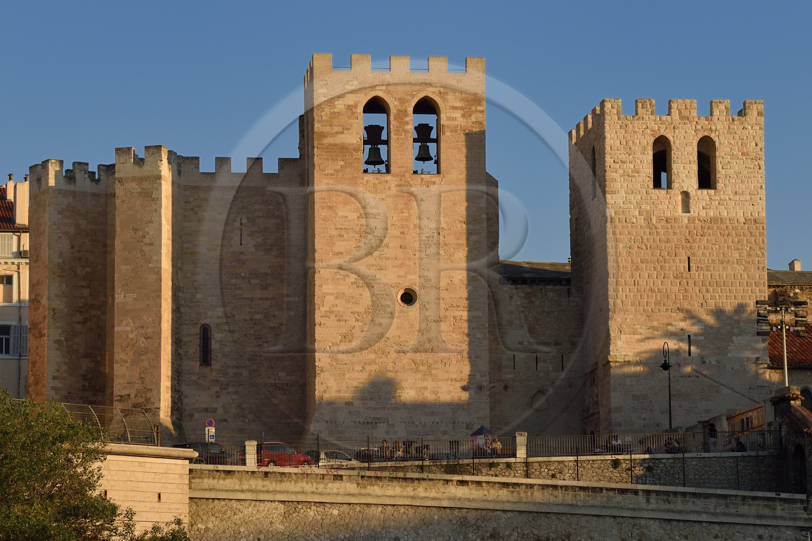 France, Bouches-du-Rhône (13), Marseille, Le Vieux Port, Abbaye Saint Victor