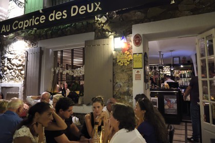France, Var (83), Saint-Tropez, restaurant Au caprice des deux