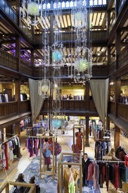 Royaume-Uni, Londres, quartier Soho, Regent Street et Great Marlborough Street, le grand magasin de luxe Liberty and Co