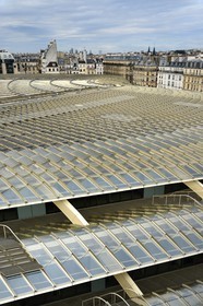 France, Paris (75), la Canopée du Forum des Halles faite de verre et de métal, par les architectes Patrick Berger et Jacques Anziutti