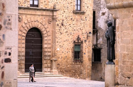 Espagne, Estrémadure, Caceres, Plaza de St Maria dans la vieille ville