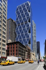 Etats-Unis, New York, Manhattan, Midtown, le Hearst Magazine building (2006) sur la 8th Avenue au 300 West 57th Street