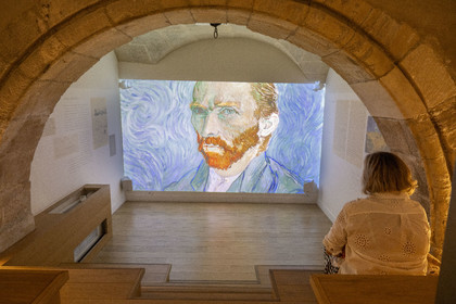 France, Bouches-du-Rhône (13), Parc Naturel Régional des Alpilles, Saint-Rémy-de-Provence, musée Estrine, présentation de Van Gogh