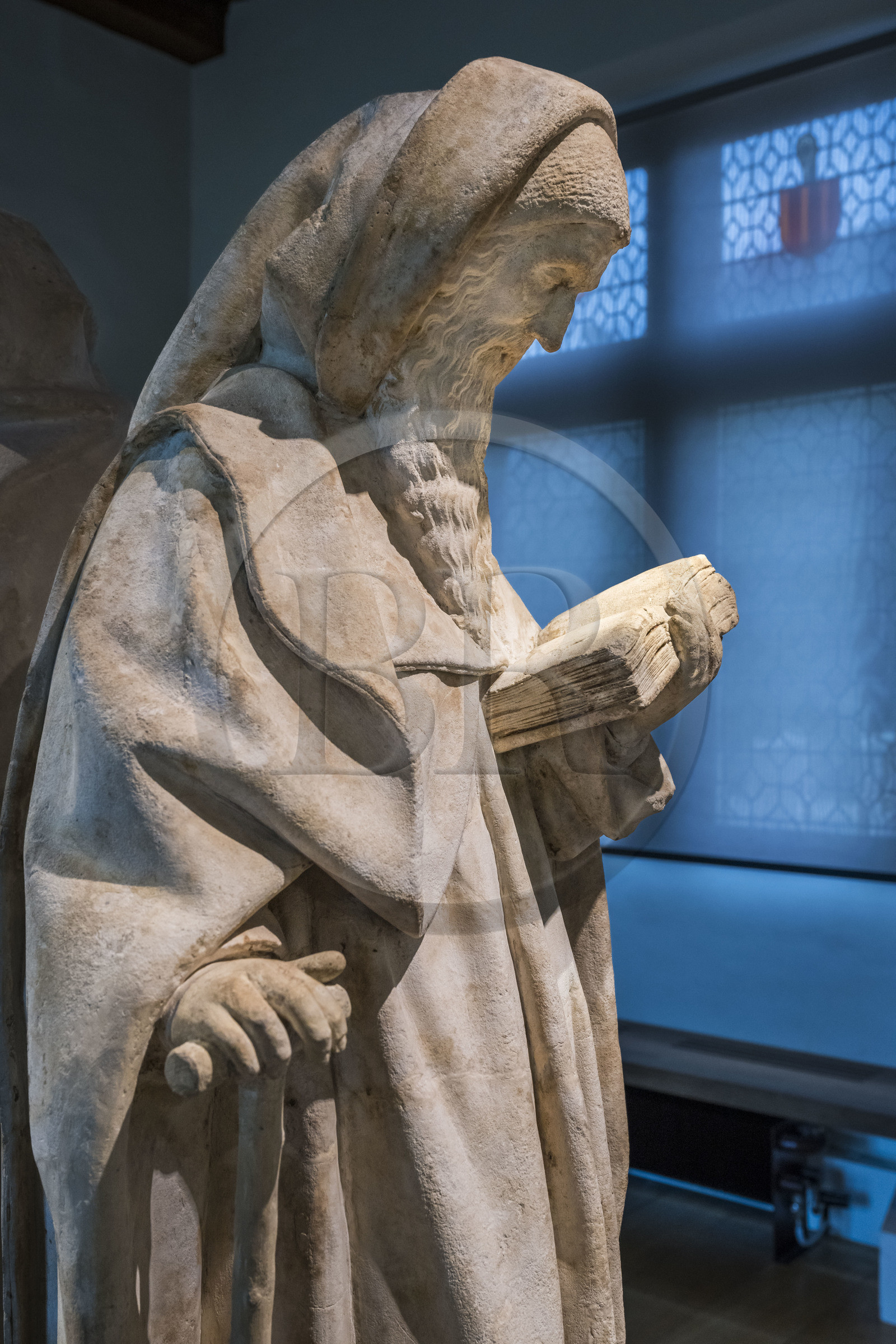 France, Paris (75), Musée de Cluny - Musée national du Moyen-Age, Saint Antoine, Bourgogne, début XVe siècle