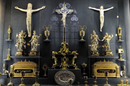 France, Paris (75), île de la Cité, la cathédrale Notre-Dame-de-Paris, la sacristie du chapitre et salle du Trésor