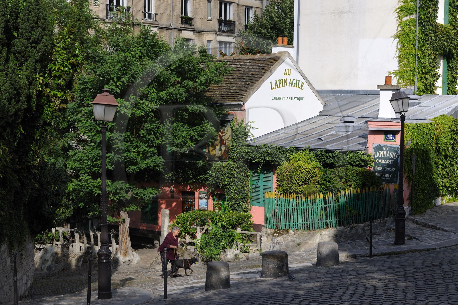 France, Paris (75), la Butte Montmartre, le cabaret Au Lapin Agile