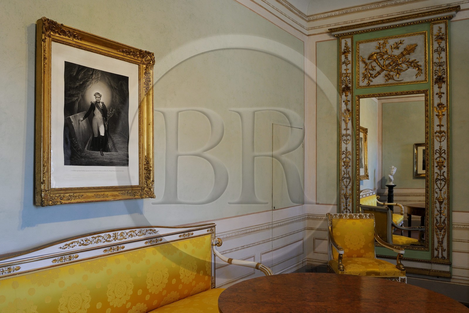 Italie, Toscane, l’Ile d’Elbe, Portoferraio, la maison de Napoléon 1er dans le Palazzina dei Mulini
