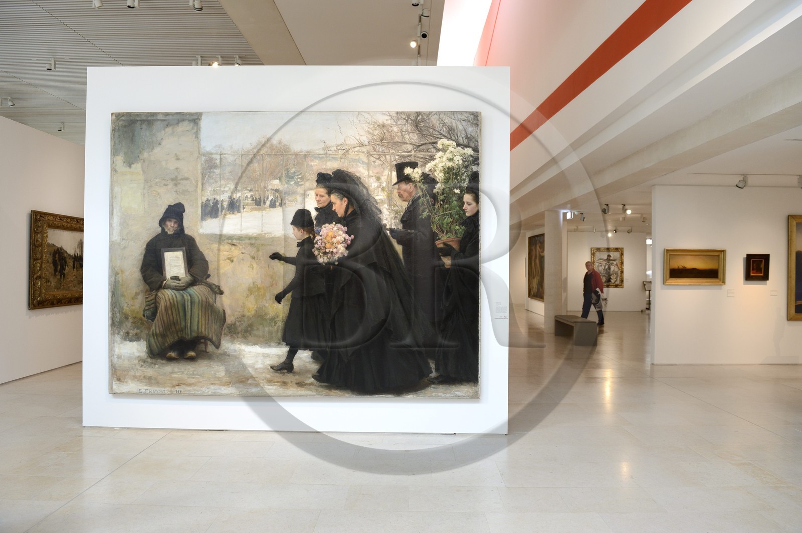 France, Meurthe-et-Moselle (54), Nancy, place Stanislas, musée des Beaux Arts, La Toussaint (1888) de Emile Friant