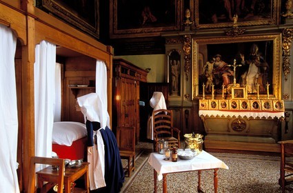 France, Côte-d' Or (21), l' Hôtel-Dieu de Beaune, salle Saint Hughes