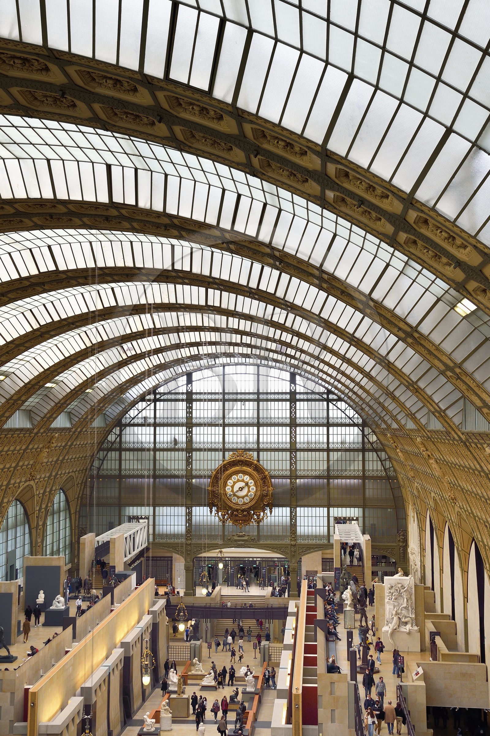 France, Paris (75), le musée d'Orsay, vue générale sur la nef