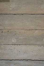 France, Bouches-du-Rhône (13), Marseille, oeuvre architecturale de Le Corbusier, classée Patrimoine Mondial de l'UNESCO, la Cité Radieuse par l'architecte Le Corbusier, toit-terrasse, le béton armé a été coulé dans du bois pour en voir la texture