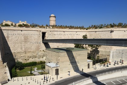 France, Bouches-du-Rhône (13), Marseille, le Fort Saint Jean et le Mémorial des camps de la mort