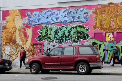 Etats-Unis, Californie, San Francisco, quartier anciennement hippie de Haight Ashburry, Haight street