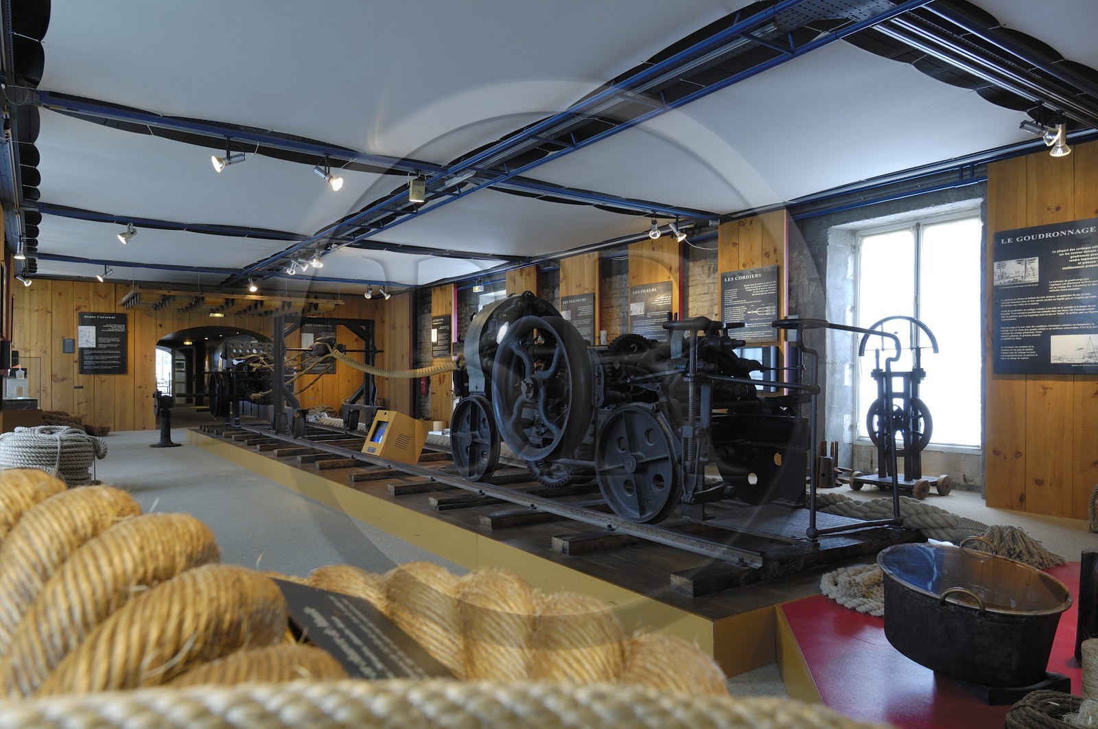 France, Charente-Maritime (17), Rochefort, le quartier de l'Arsenal, la Corderie Royale