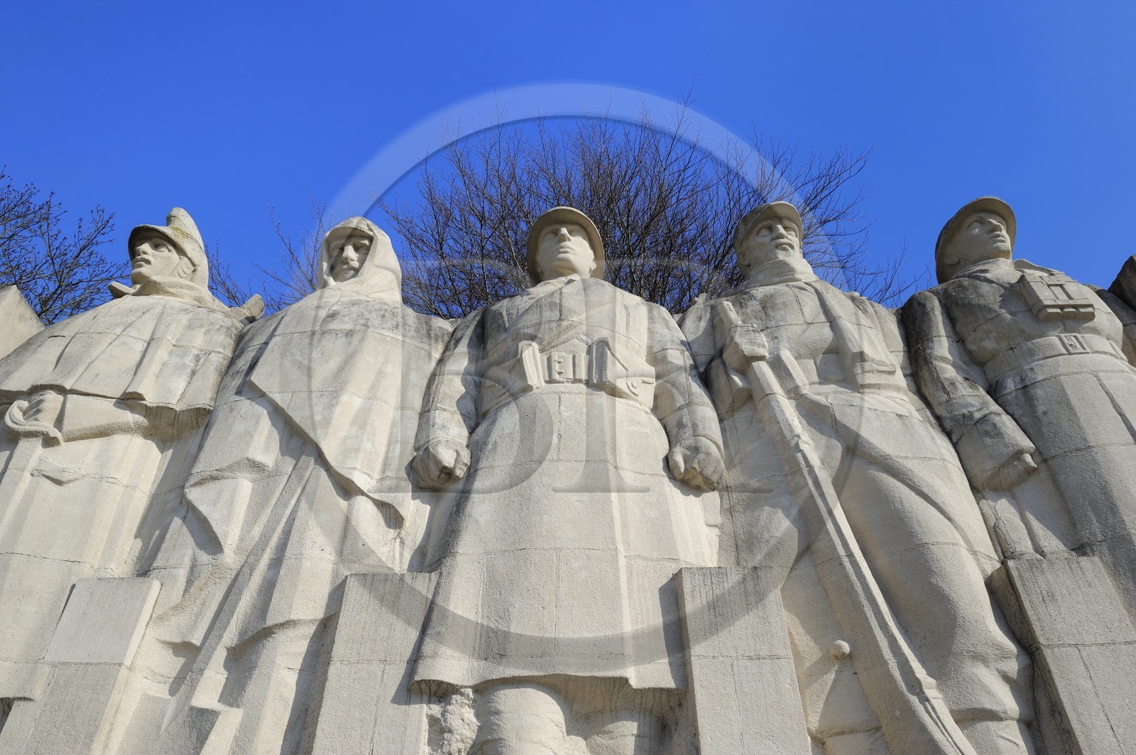 France, Meuse (55), Verdun, Place de la Nation, Monument aux Morts Aux Enfants de Verdun morts pour la France, symbolisant la devise On ne passe pas