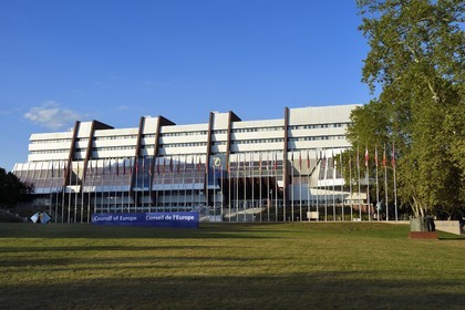 France, Bas-Rhin (67), Strasbourg, quartier européen, le palais de l'Europe, siège du Conseil de l'Europe