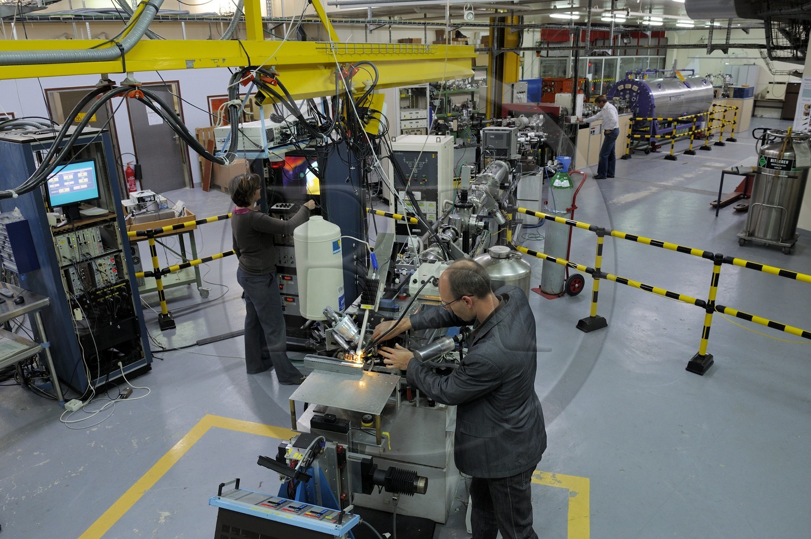 France, Paris (75), Laboratoire du Centre de recherche et de restauration des musées de France (C2RMF), AGLAE l'unique accélérateur de particules dédié au patrimoine
