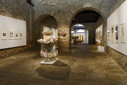 France, Morbihan (56), Golfe du Morbihan, Vannes, La Cohue dont le rez-de-chaussée abritait le marché au moyen-age, actuellement musée des Beaux-Arts