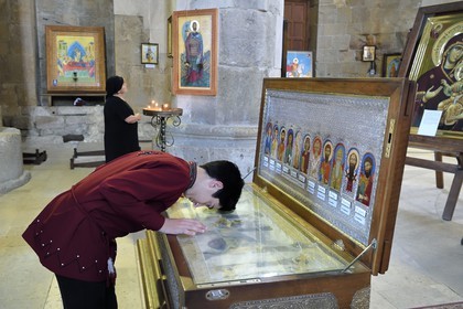 Géorgie, Iméréthie, Kutaissi, la Cathédrale de Bagrati, classée Patrimoine Mondial de l'UNESCO