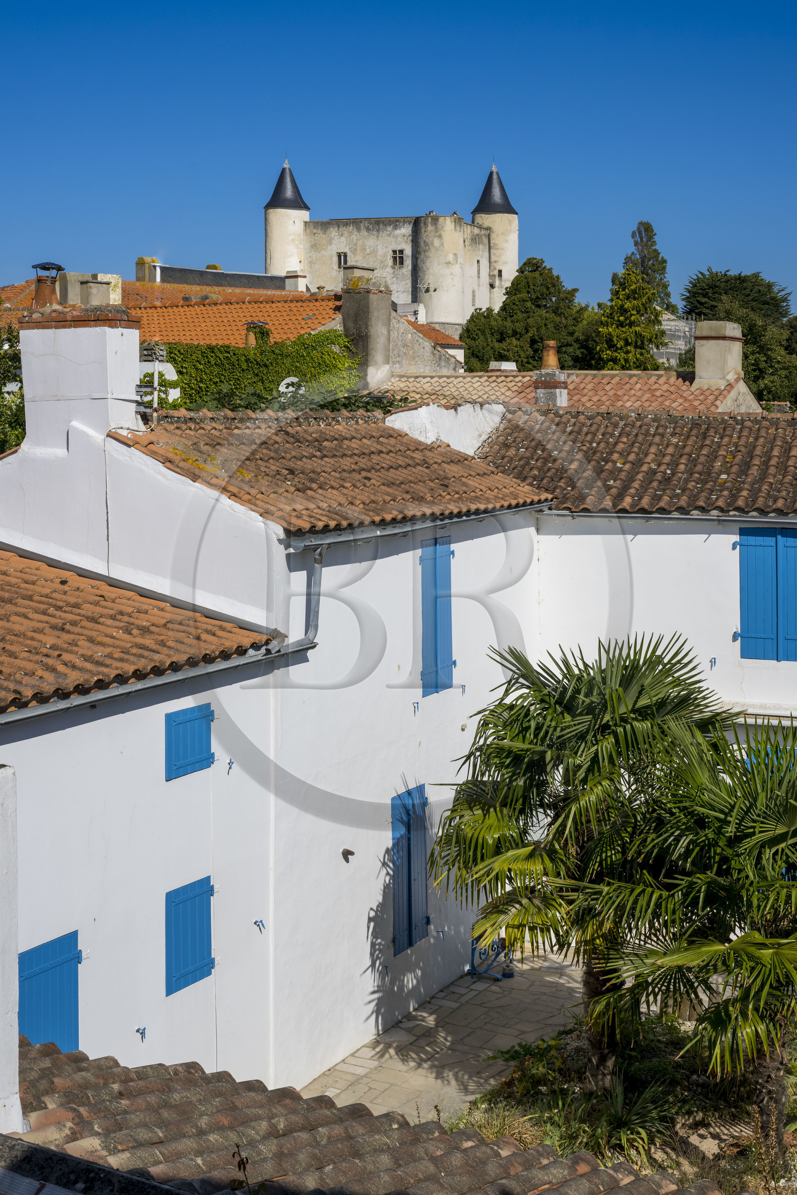 France, Vendée (85), Ile de Noirmoutier, Noirmoutier-en-l'Ile, le chateau médiéval
